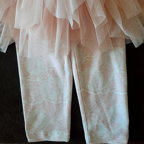 NWT 2-Piece Baby Girl Dress with Tool Bottom with Leggings - Picture 3 of 6